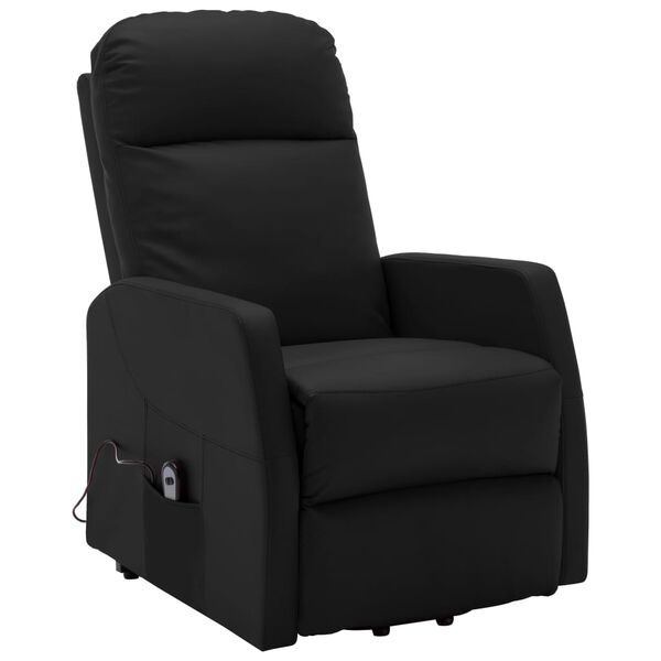 vidaXL Stand up Chair Black Faux Leather