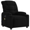vidaXL Electric Massage Recliner Chair Black Fabric