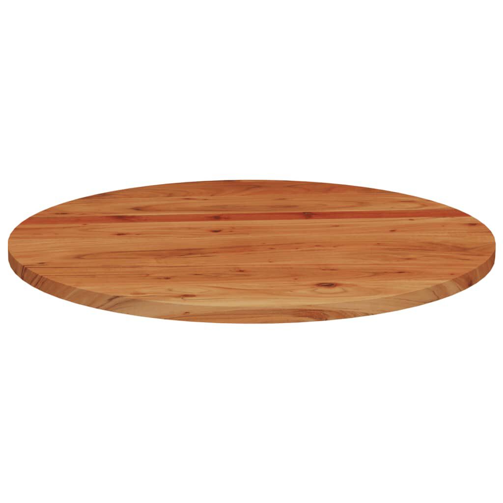 vidaXL Table Top Ø70x3.8 cm Round Solid Wood Acacia