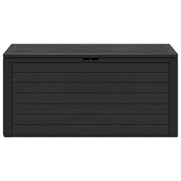vidaXL Garden Storage Box Anthracite 116x44x55 cm
