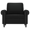 vidaXL Sofa Chair Black 60 cm Faux Leather