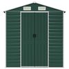 vidaXL Garden Shed Green 191x895x198 cm Galvanised Steel