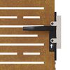 vidaXL Garden Gate 85x125 cm Corten Steel Square Design