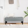vidaXL Bench Light grey 113 x 57 x 39 cm Fabric