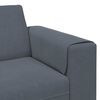 vidaXL Living Room Couch 3 pcs Dark Grey