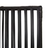 vidaXL Room Divider 5 Panels Black Poly Rattan
