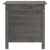 vidaXL Garden Storage Box Anthracite 50x49x56.5 cm Solid Wood Fir