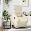 vidaXL Electric Stand up Recliner Chair Cream Faux Leather