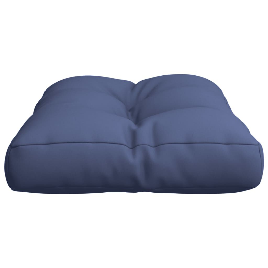 vidaXL Pallet Cushion Navy Blue 50x40x12 cm Fabric