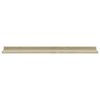 vidaXL Wall Shelves 4 pcs White and Sonoma Oak 80x9x3 cm