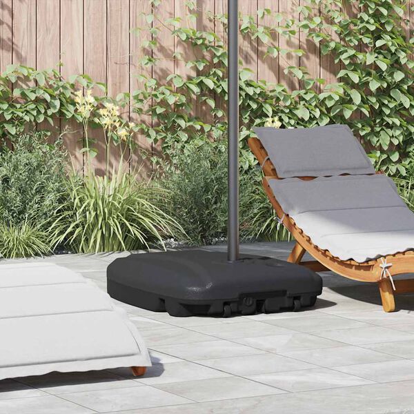 vidaXL Outdoor Umbrella Stand Black