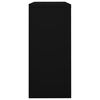 vidaXL Sliding Door Cabinet Black 90x40x90 cm Steel