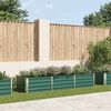 vidaXL Garden Raised Bed Galvanised Steel 240x80x45 cm Green