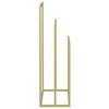 vidaXL Freestanding Towel Rack Gold 48x24x79 cm Iron