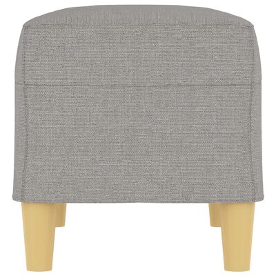 vidaXL Bench Light Grey 70x35x41 cm Fabric