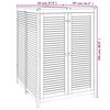 vidaXL Garden Storage Box 70x87x104 cm Solid Wood Acacia