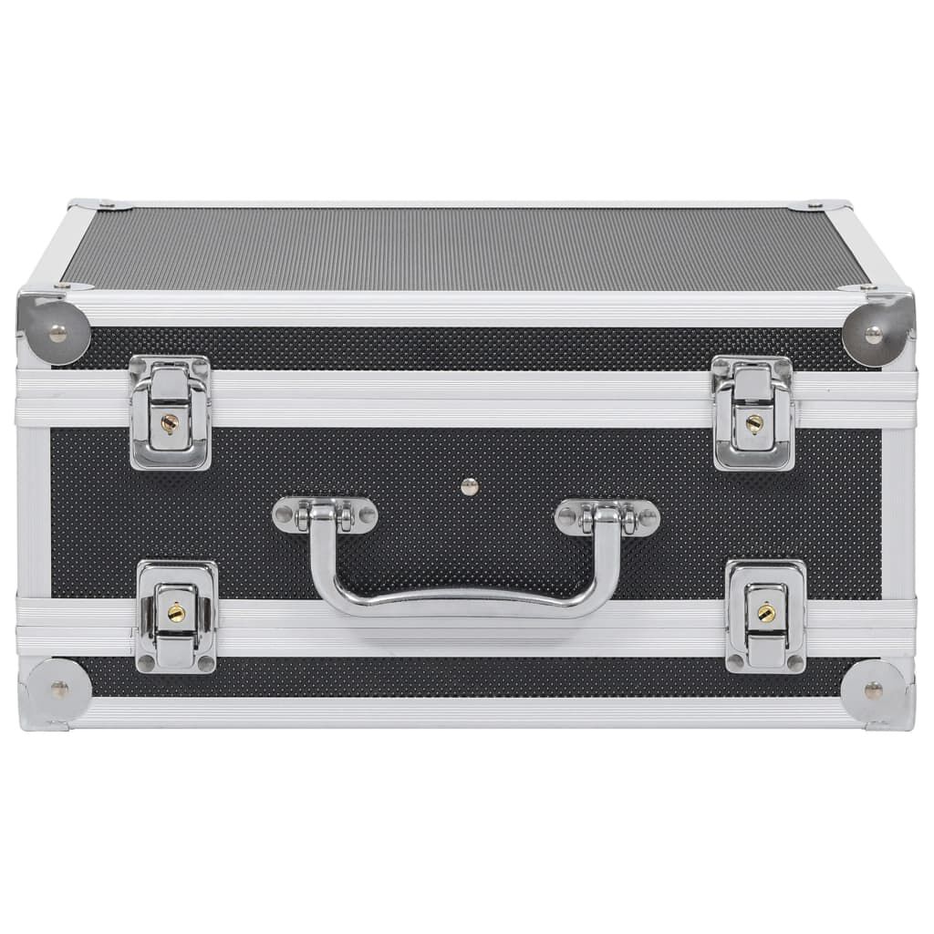 vidaXL Gun Case Aluminium ABS Black