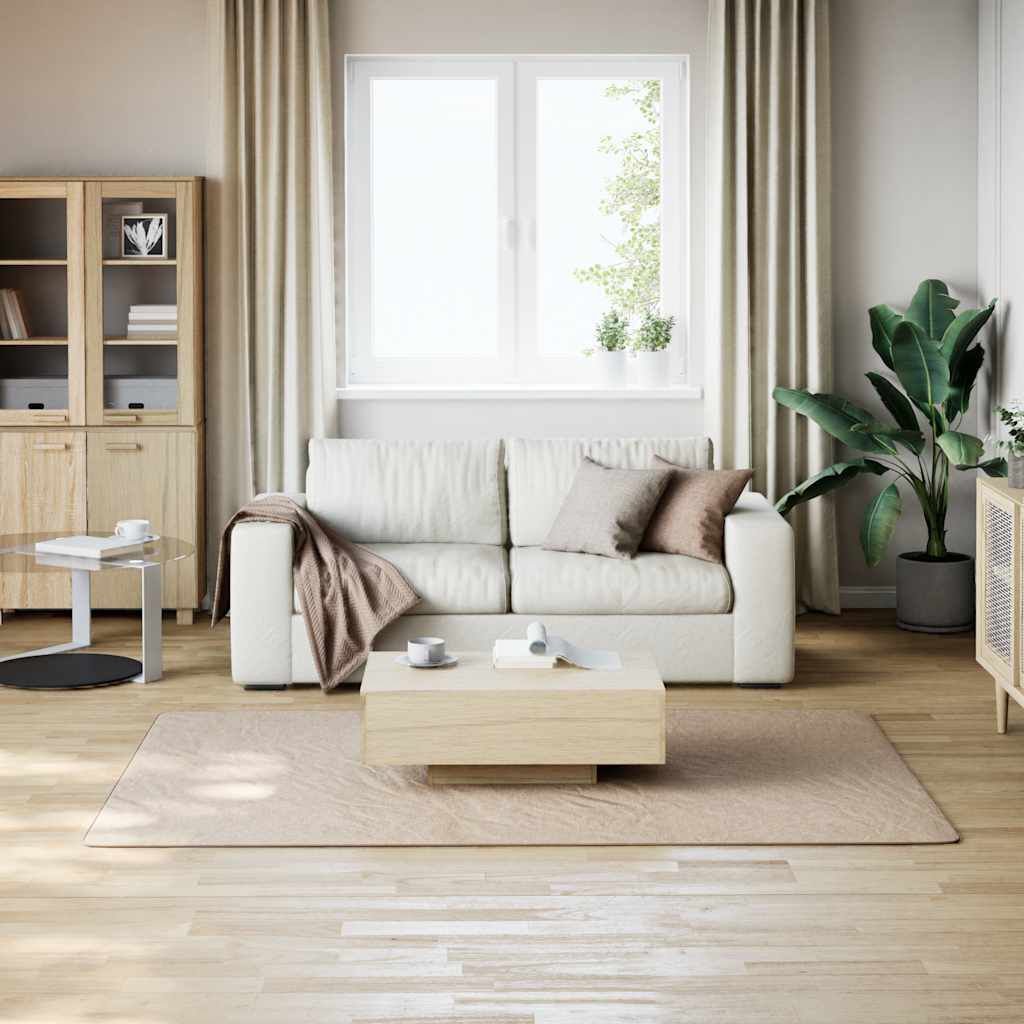 vidaXL Washable Rug Soft Shaggy Beige 160x230 cm Anti Slip