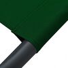 vidaXL Outdoor Lounge Bed with Canopy and Pillows Green