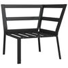 vidaXL Garden Chair with Sand Cushions 76x76x79 cm Steel
