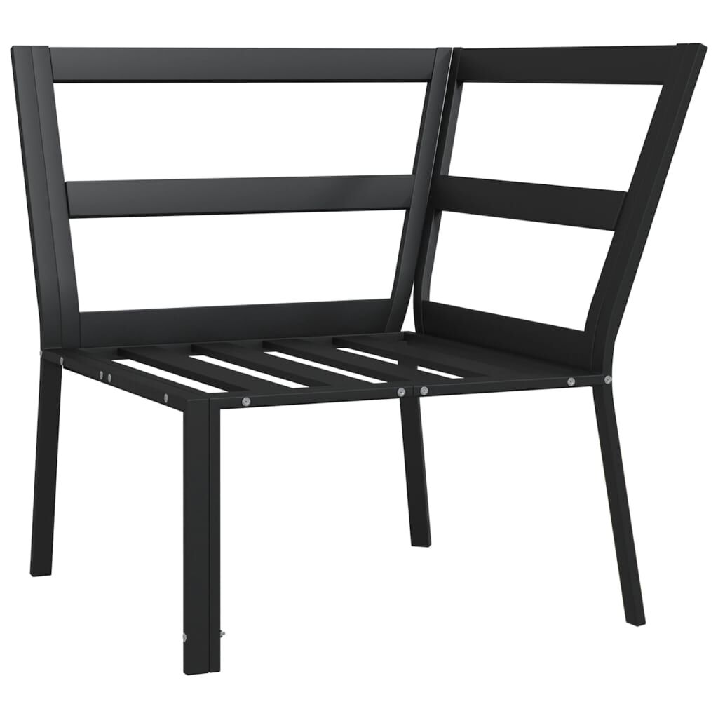 vidaXL Garden Chair with Sand Cushions 76x76x79 cm Steel