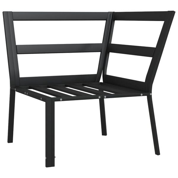 vidaXL Garden Chair with Sand Cushions 76x76x79 cm Steel