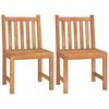 vidaXL 5 Piece Garden Dining Set Solid Wood Teak