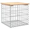 vidaXL Garden Bench Gabion Design 43x44x42 cm Solid Wood Pine