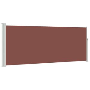 vidaXL Retractable Side Awning 120 x 300 cm Brown