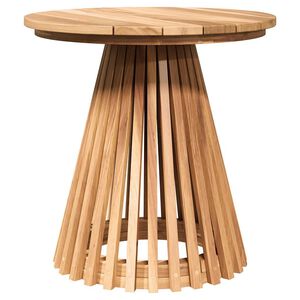 vidaXL Side Table Brown 50 x 50 x 49.5 cm Solid Teak Wood