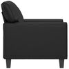 vidaXL Sofa Chair Black 60 cm Faux Leather