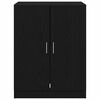 vidaXL Washing Machine Cabinet Black oak 70.5 x 71.5 x 91.5 cm