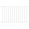 vidaXL Fence Panel Powder-coated Steel 1.7x0.75 m White