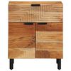 vidaXL Bedside Cabinet Brown 50 x 33 x 60 cm Solid acacia wood