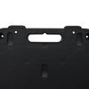vidaXL Transport Trolleys 3 pcs Black 58x38x12 cm Polypropylene