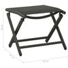 vidaXL 10 Piece Garden Dining Set Black and Anthracite