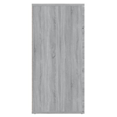 vidaXL Sideboard Grey Sonoma 80x36x75 cm Engineered Wood