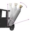 vidaXL Welding Trolley Black 90 x 46 x 96 cm Steel