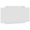 vidaXL Headboard Cushion "Zadar" White 100 cm Faux Leather