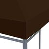 vidaXL Gazebo Top Cover 310 g/m&sup2; 3x4 m Brown
