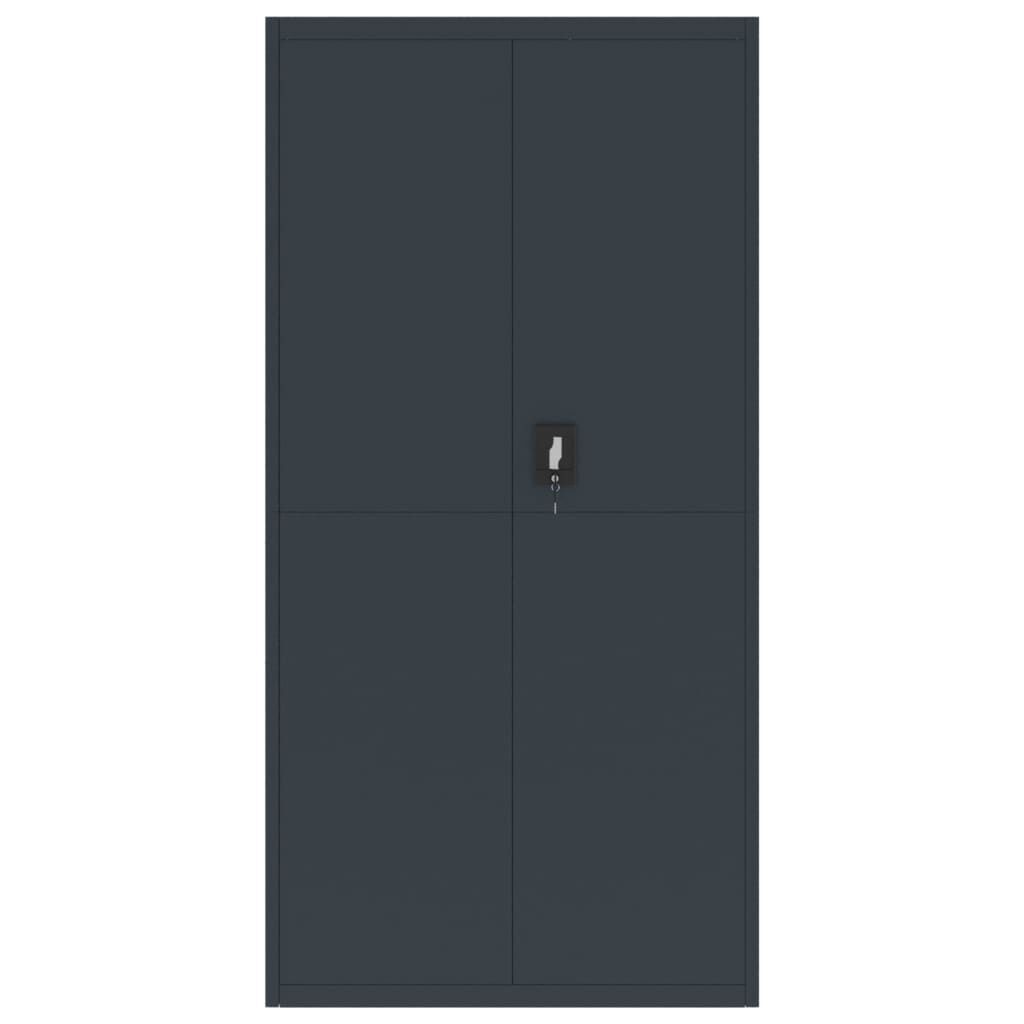vidaXL File Cabinet Anthracite 90x40x180 cm Steel