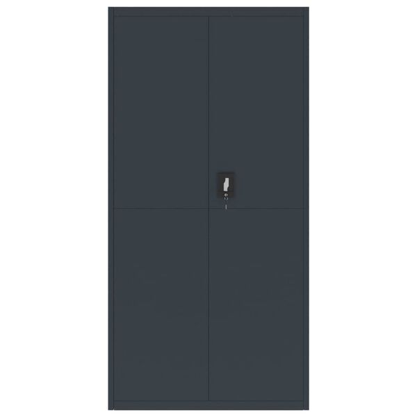 vidaXL File Cabinet Anthracite 90x40x180 cm Steel