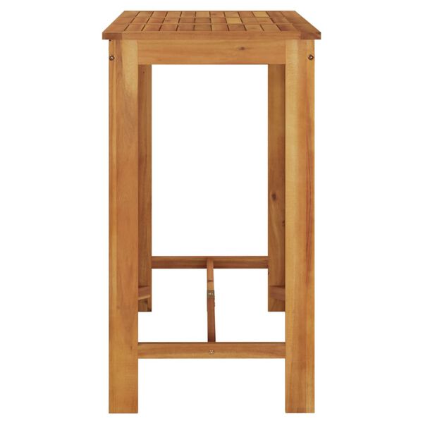 vidaXL Garden Bar Table 120x60x105 cm Solid Wood Acacia
