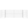 vidaXL H-Shaped Gabion Planter Steel Wire 260x40x80 cm