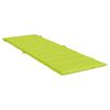 vidaXL Sun Lounger Cushion Bright Green 186x58x4cm Oxford Fabric