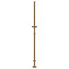 vidaXL Garden Gate 105x180 cm Corten Steel Bamboo Design