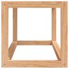 vidaXL Towel Rack 60x20x20 cm Solid Wood Walnut