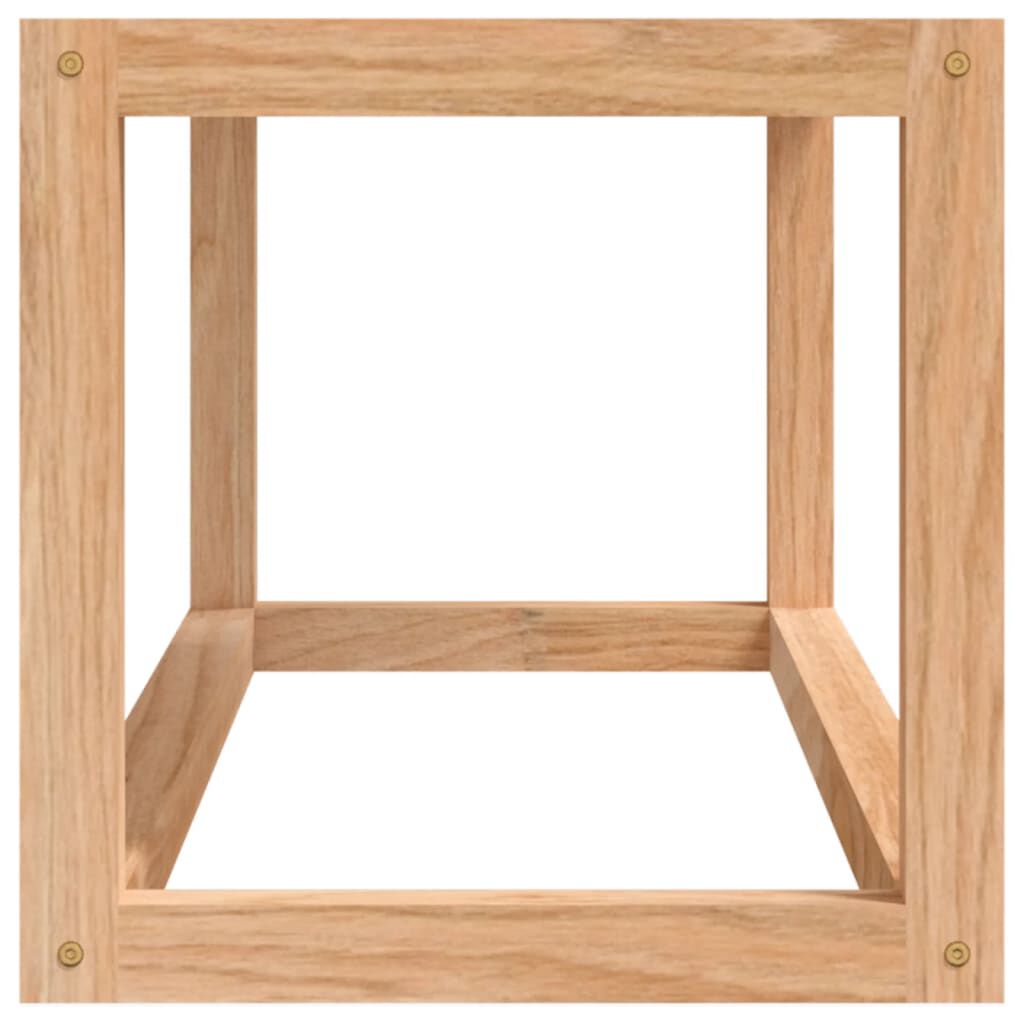 vidaXL Towel Rack 60x20x20 cm Solid Wood Walnut