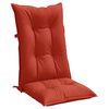 vidaXL Highback Chair Cushions 6 pcs Melange Red 120x50x7 cm Fabric