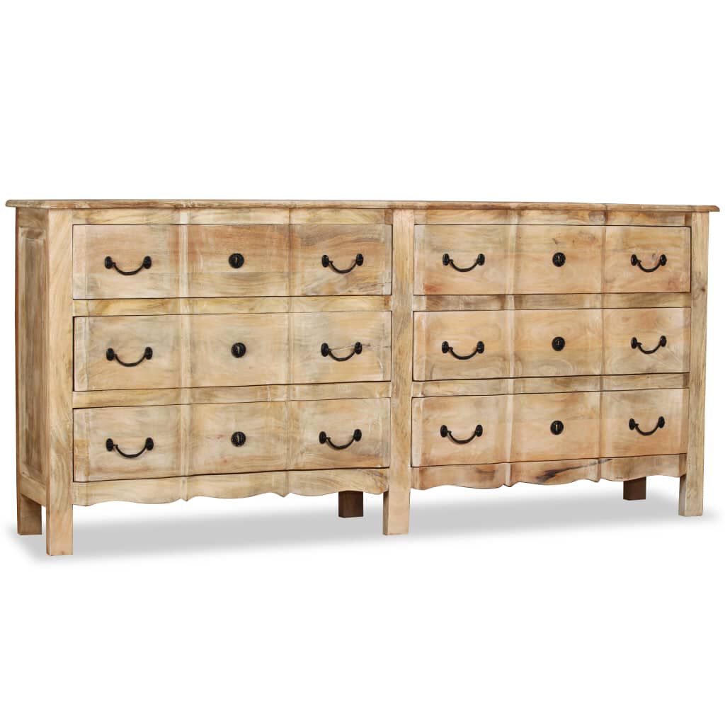 vidaXL Sideboard Solid Mango Wood 200x40x90 cm